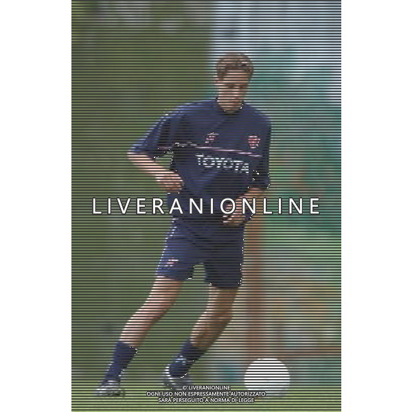 FOLGARIA 02/07/2003 PRIMO ALLENAMENTO IN RITIRO DEL PERUGIA CALCIO NELLA FOTO: RICCARDO CAZZOLA* FOTO 1905/ROBERTO SETTONCE/ALDO LIVERANI