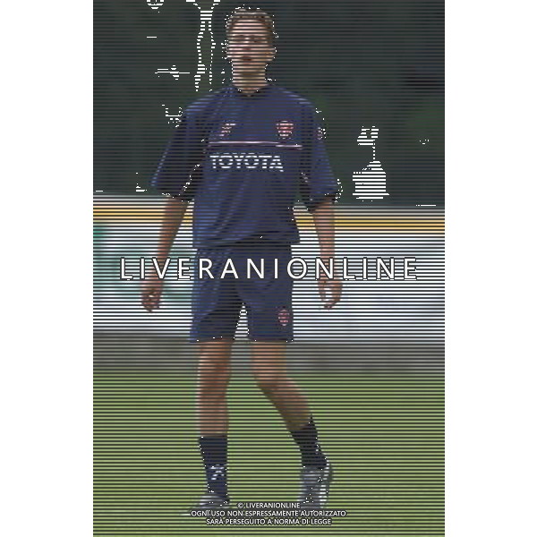 FOLGARIA 02/07/2003 PRIMO ALLENAMENTO IN RITIRO DEL PERUGIA CALCIO NELLA FOTO: RICCARDO CAZZOLA* FOTO 1905/ROBERTO SETTONCE/ALDO LIVERANI