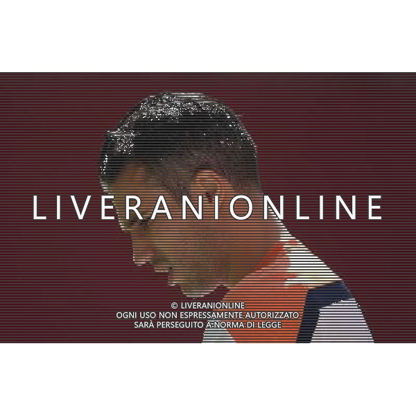 (140711) -- BRASILIA, July 11, 2014 () -- Robin van Persie of Netherlands attends a training session at the Estadio Nacional Stadium in Brasilia, Brazil, on July 5, 2014. Netherlands will play the 2014 FIFA World Cup football match for third place against host Brazil on Saturday.(/Cao Can) ©photoshot/Agenzia Aldo Liverani sas - ITALY ONLY - EDITORIAL USE ONLY - Conferenza stampa e allenamento della nazionale dell\'olanda Coppa del mondo FIFA presso il Nacional stadio Estadio a Brasilia, in Brasile, 5 luglio 2014