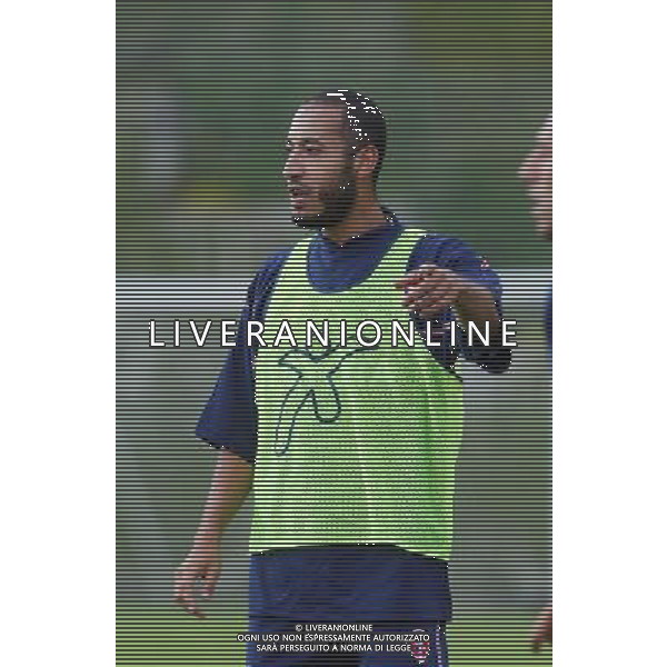 FOLGARIA 02/07/2003 PRIMO ALLENAMENTO IN RITIRO DEL PERUGIA CALCIO NELLA FOTO: SAADI AL GHEDDAFI* FOTO 1905/ROBERTO SETTONCE/ALDO LIVERANI