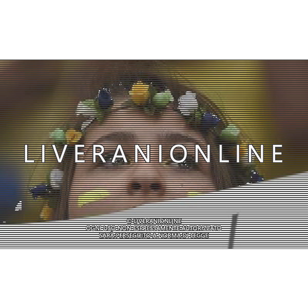 (140712) -- BRASILIA, July 12, 2014 () -- A Brazil\'s fan waits before the third place play-off match between Brazil and Netherlands of 2014 FIFA World Cup at the Estadio Nacional Stadium in Brasilia, Brazil, on July 12, 2014.(/Yang Lei)(rh) AG ALDO LIVERANI SAS ONLY ITALY