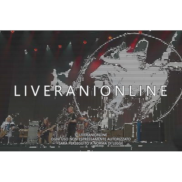 Canadian singer-songwriter Neil Young performs with Crazy Horse at British Summer Time, Hyde Park, London, England, UK on Saturday 12th July 2014. AG ALDO LIVERANI SAS ONLY ITALY