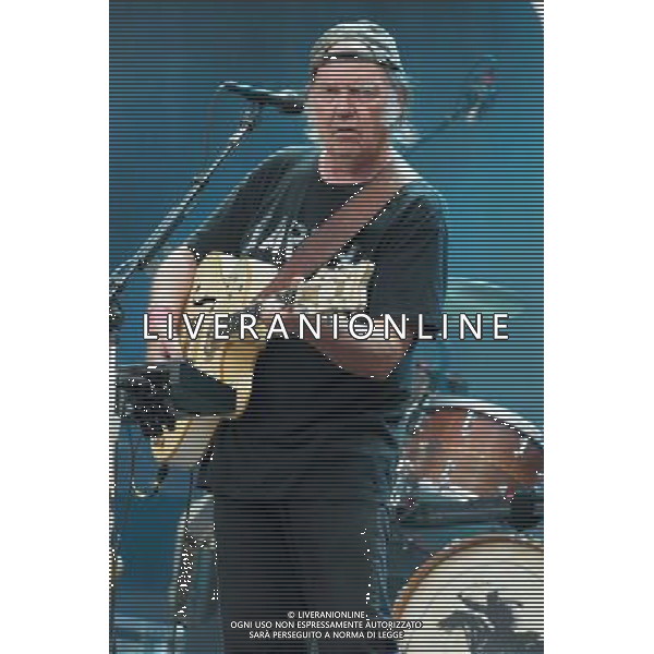 Canadian singer-songwriter Neil Young performs with Crazy Horse at British Summer Time, Hyde Park, London, England, UK on Saturday 12th July 2014. AG ALDO LIVERANI SAS ONLY ITALY