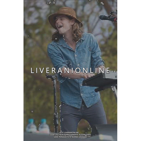 Conner Molander of Canadian band Half Moon Run perform at British Summer Time, Hyde Park, London, England, UK on Saturday 12th July 2014. AG ALDO LIVERANI SAS ONLY ITALY