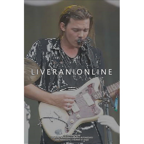 Devon Portielje of Canadian band Half Moon Run perform at British Summer Time, Hyde Park, London, England, UK on Saturday 12th July 2014. AG ALDO LIVERANI SAS ONLY ITALY