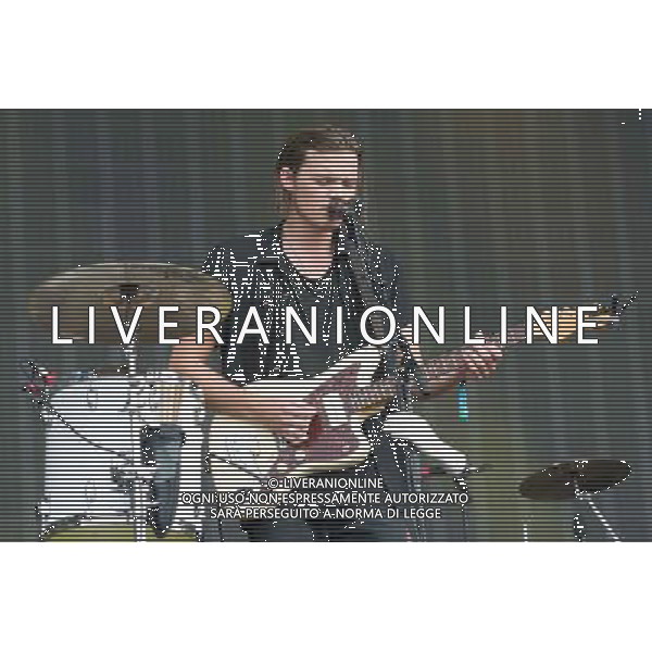 Devon Portielje of Canadian band Half Moon Run perform at British Summer Time, Hyde Park, London, England, UK on Saturday 12th July 2014. AG ALDO LIVERANI SAS ONLY ITALY