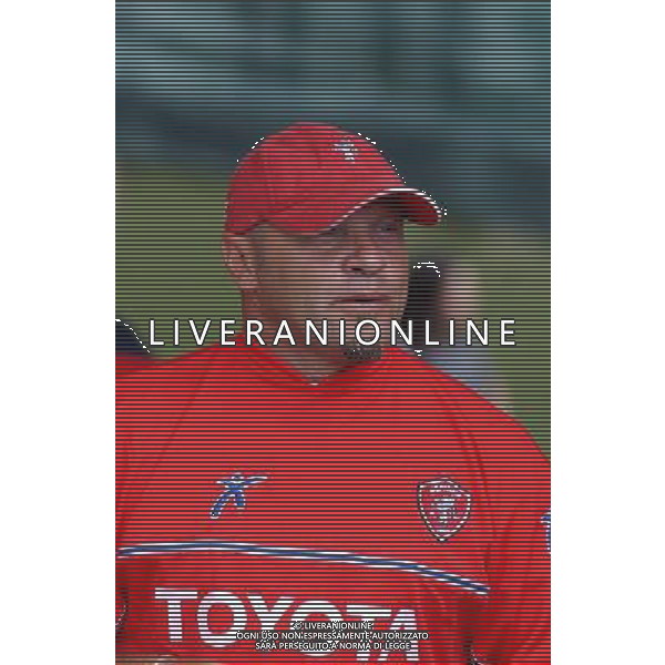 FOLGARIA 02/07/2003 PRIMO ALLENAMENTO IN RITIRO DEL PERUGIA CALCIO NELLA FOTO: COSMI SERSE * FOTO 1905/ROBERTO SETTONCE/ALDO LIVERANI