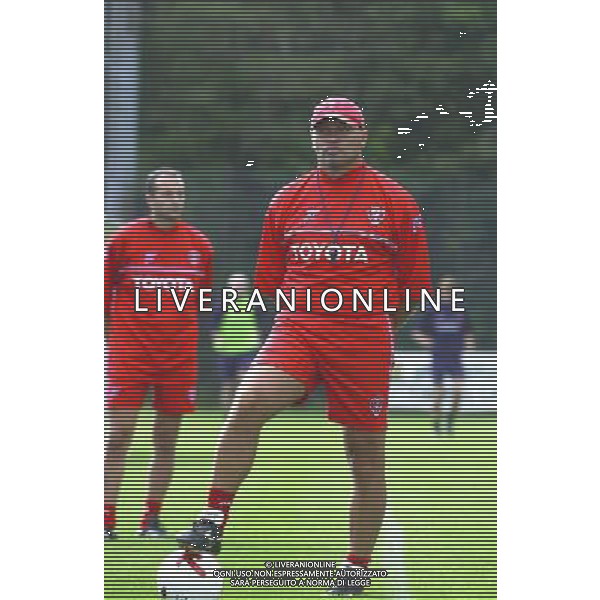 FOLGARIA 02/07/2003 PRIMO ALLENAMENTO IN RITIRO DEL PERUGIA CALCIO NELLA FOTO: COSMI SERSE * FOTO 1905/ROBERTO SETTONCE/ALDO LIVERANI