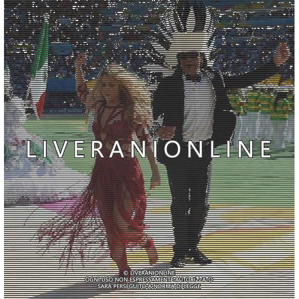 FIFA World Cup Brasile 2014 Finale Rio de Janeiro - 13.07.2014 Germania-Argentina Nella Foto:cerimonia chiusura shakira /Ph.Vitez-Ag. Aldo Liverani