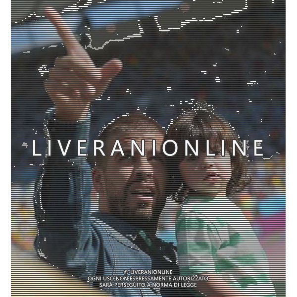 FIFA World Cup Brasile 2014 Finale Rio de Janeiro - 13.07.2014 Germania-Argentina Nella Foto:cerimonia chiusura pique e la figlia osservano shakira /Ph.Vitez-Ag. Aldo Liverani