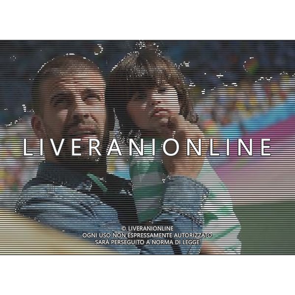 FIFA World Cup Brasile 2014 Finale Rio de Janeiro - 13.07.2014 Germania-Argentina Nella Foto:cerimonia chiusura pique e la figlia osservano shakira /Ph.Vitez-Ag. Aldo Liverani