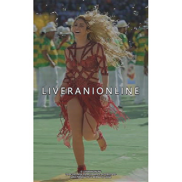 FIFA World Cup Brasile 2014 Finale Rio de Janeiro - 13.07.2014 Germania-Argentina Nella Foto:cerimonia chiusura shakira /Ph.Vitez-Ag. Aldo Liverani