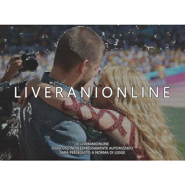 FIFA World Cup Brasile 2014 Finale Rio de Janeiro - 13.07.2014 Germania-Argentina Nella Foto:cerimonia chiusura pique e la figlia con shakira /Ph.Vitez-Ag. Aldo Liverani