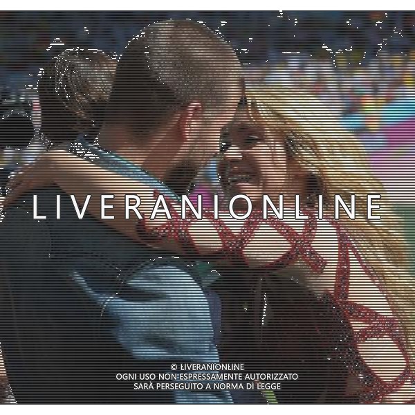 FIFA World Cup Brasile 2014 Finale Rio de Janeiro - 13.07.2014 Germania-Argentina Nella Foto:cerimonia chiusura pique e la figlia con shakira /Ph.Vitez-Ag. Aldo Liverani