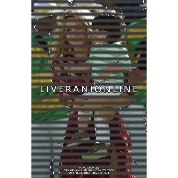 FIFA World Cup Brasile 2014 Finale Rio de Janeiro - 13.07.2014 Germania-Argentina Nella Foto:cerimonia chiusura shakira con la figlia /Ph.Vitez-Ag. Aldo Liverani