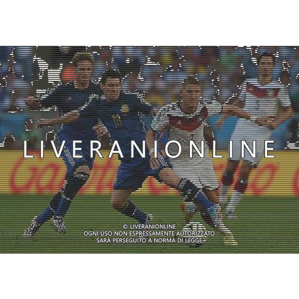 FIFA World Cup Brasile 2014 Finale Rio de Janeiro - 13.07.2014 Germania-Argentina Nella Foto:messi schweinsteiger /Ph.Vitez-Ag. Aldo Liverani