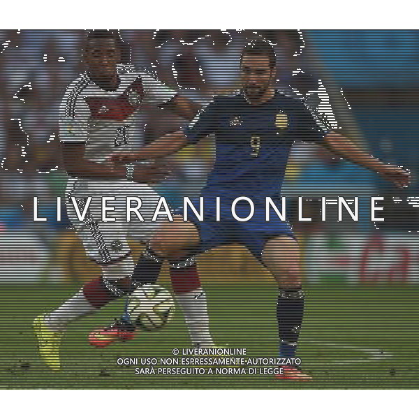 FIFA World Cup Brasile 2014 Finale Rio de Janeiro - 13.07.2014 Germania-Argentina Nella Foto:higuain boateng /Ph.Vitez-Ag. Aldo Liverani