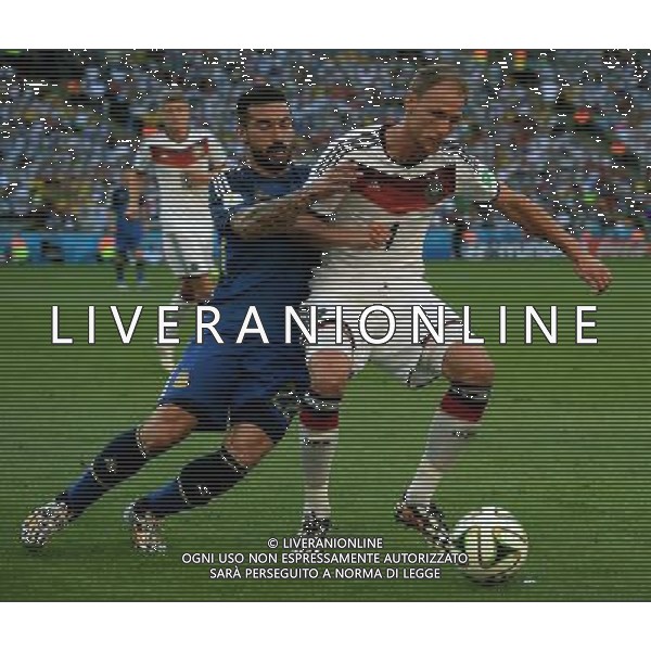 FIFA World Cup Brasile 2014 Finale Rio de Janeiro - 13.07.2014 Germania-Argentina Nella Foto:howedes lavezzi /Ph.Vitez-Ag. Aldo Liverani