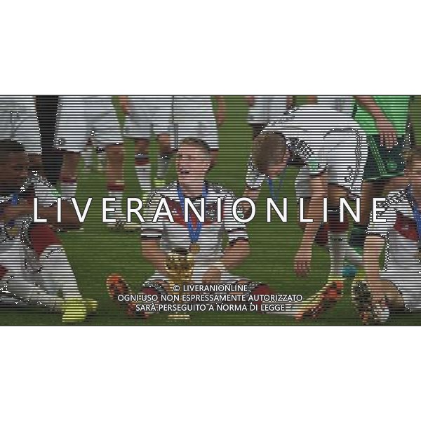 FIFA World Cup Brasile 2014 Finale Rio de Janeiro - 13.07.2014 Germania-Argentina Nella Foto:schweinsteiger festeggia con la coppa /Ph.Vitez-Ag. Aldo Liverani