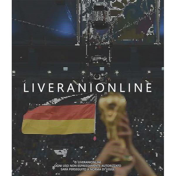 FIFA World Cup Brasile 2014 Finale Rio de Janeiro - 13.07.2014 Germania-Argentina Nella Foto:la spider cam con la bandiera della germania /Ph.Vitez-Ag. Aldo Liverani