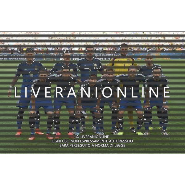 FIFA World Cup Brasile 2014 Finale Rio de Janeiro - 13.07.2014 Germania-Argentina Nella Foto:Argentina Squadra Formazione Romero,Garay,Zabaleta,Biglia,Perez,Higuain,Messi,Mascherano,Demichelis,Rojo,Lavezzi /Ph.Vitez-Ag. Aldo Liverani