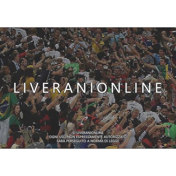 FIFA World Cup Brasile 2014 Finale Rio de Janeiro - 13.07.2014 Germania-Argentina Nella Foto:Gruppo della Germania sale le scale per la premiazione /Ph.Vitez-Ag. Aldo Liverani