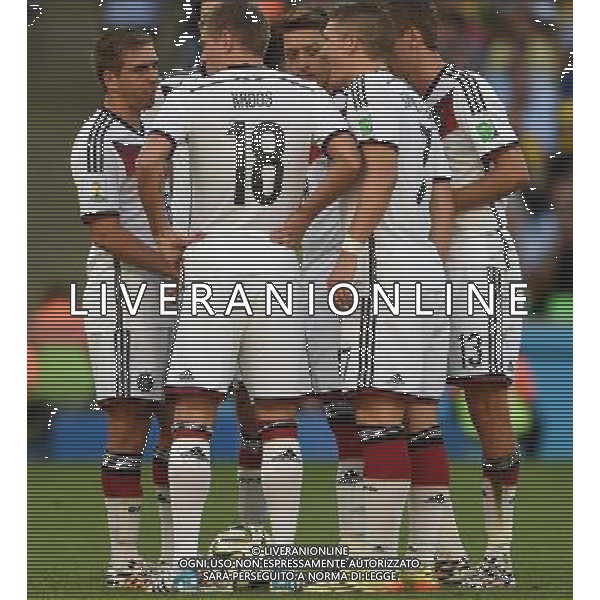 FIFA World Cup Brasile 2014 Finale Rio de Janeiro - 13.07.2014 Germania-Argentina Nella Foto:Lahm Philipp,Kroos Toni,Schweinsteiger Bastian,Ozil Mesut /Ph.Vitez-Ag. Aldo Liverani