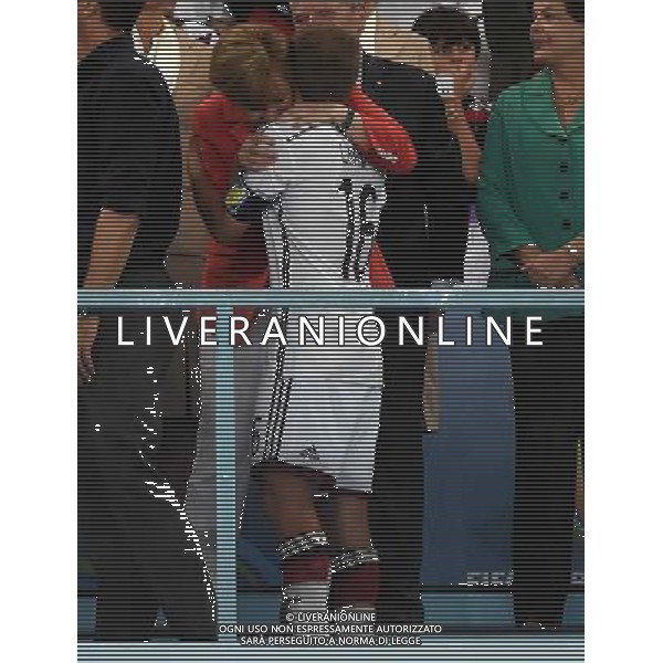 FIFA World Cup Brasile 2014 Finale Rio de Janeiro - 13.07.2014 Germania-Argentina Nella Foto:Merkel Angela-Lahm Philipp /Ph.Vitez-Ag. Aldo Liverani