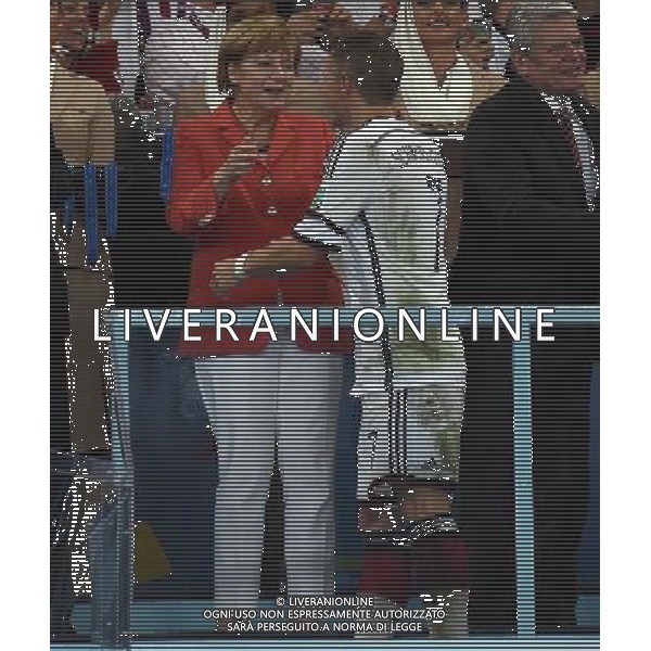 FIFA World Cup Brasile 2014 Finale Rio de Janeiro - 13.07.2014 Germania-Argentina Nella Foto:Merkel Angela-Schweinsteiger Bastian /Ph.Vitez-Ag. Aldo Liverani