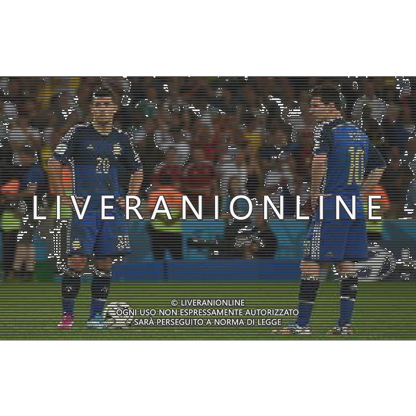 FIFA World Cup Brasile 2014 Finale Rio de Janeiro - 13.07.2014 Germania-Argentina Nella Foto:Messi Lionel-Aguero Sergio /Ph.Vitez-Ag. Aldo Liverani