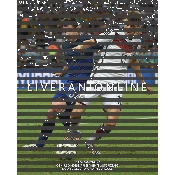 FIFA World Cup Brasile 2014 Finale Rio de Janeiro - 13.07.2014 Germania-Argentina Nella Foto:Mueller Thomas-Gago Fernando /Ph.Vitez-Ag. Aldo Liverani