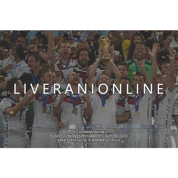 FIFA World Cup Brasile 2014 Finale Rio de Janeiro - 13.07.2014 Germania-Argentina Nella Foto:Premiazione Schweinsteiger Bastian /Ph.Vitez-Ag. Aldo Liverani