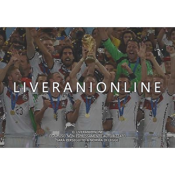 FIFA World Cup Brasile 2014 Finale Rio de Janeiro - 13.07.2014 Germania-Argentina Nella Foto:Premiazione Schweinsteiger Bastian /Ph.Vitez-Ag. Aldo Liverani