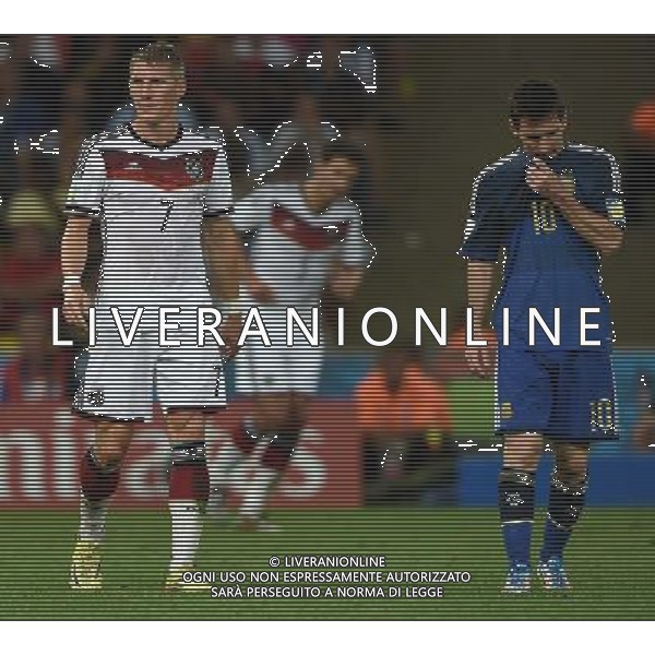 FIFA World Cup Brasile 2014 Finale Rio de Janeiro - 13.07.2014 Germania-Argentina Nella Foto:Schweinsteiger Bastian-Messi Lionel /Ph.Vitez-Ag. Aldo Liverani