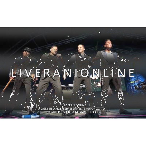 The Jacksons perform on the Floating Stage at the Henley Festival on 12th July 2014. Pictures by Nigel Pain B3287/Retna ©PHOTOSHOT/Agenzia Aldo Liverani sas - ITALY ONLY - EDITORIAL USE ONLY
