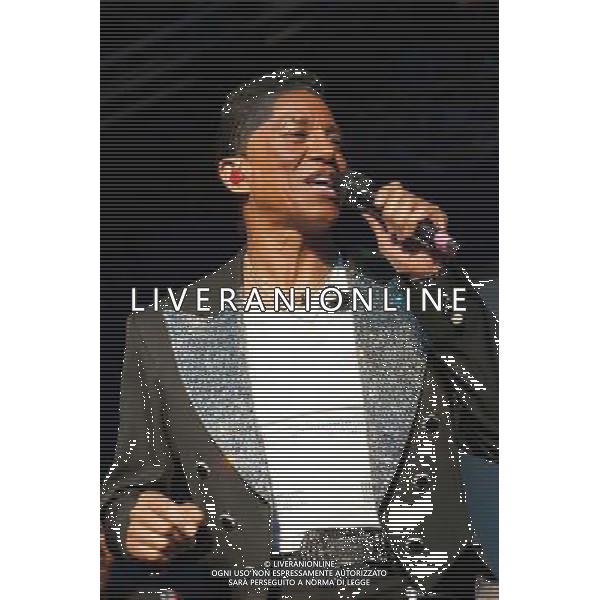 The Jacksons perform on the Floating Stage at the Henley Festival on 12th July 2014. Pictures by Nigel Pain B3287/Retna ©PHOTOSHOT/Agenzia Aldo Liverani sas - ITALY ONLY - EDITORIAL USE ONLY
