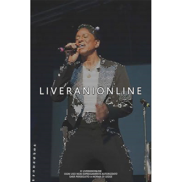 The Jacksons perform on the Floating Stage at the Henley Festival on 12th July 2014. Pictures by Nigel Pain B3287/Retna ©PHOTOSHOT/Agenzia Aldo Liverani sas - ITALY ONLY - EDITORIAL USE ONLY