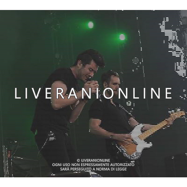 (140713) -- LISBON, July 13, 2014 () -- Members of the band BASTILLE perform at the Optimus Alive Music Festival in Lisbon, capital of Portugal on July 12, 2014. The three-day Optimus Alive Music Festival closed in Lison on Saturday. (/Zhang Liyun) ©PHOTOSHOT/Agenzia Aldo Liverani sas - ITALY ONLY - EDITORIAL USE ONLY