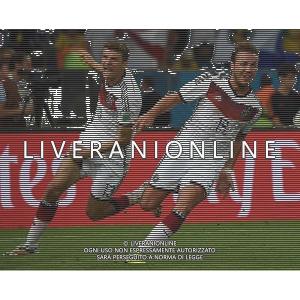 FIFA World Cup Brasile 2014 Finale Rio de Janeiro - 13.07.2014 Germania-Argentina Nella Foto:gotze esulta /Ph.Vitez-Ag. Aldo Liverani