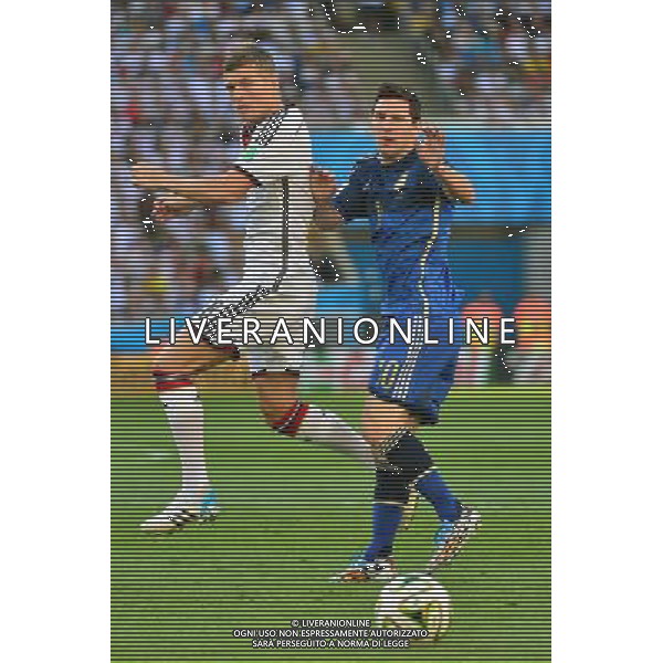 Toni KROOS / Lionel MESSI - 13.07.2014 - Allemagne / Argentine - Finale de la Coupe du Monde 2014 Photo : Dave Winter / Icon Sport *** Local Caption *** /Agenzia Aldo Liverani sas - ITALY ONLY - Germania - Argentina Finale FIFA World Cup Brasile 2014 Rio de Janeiro - 13.07.2014â€¨ *** Local Caption *** /Agenzia Aldo Liverani sas - ITALY ONLY - Germania - Argentina Finale FIFA World Cup Brasile 2014 Rio de Janeiro - 13.07.2014â€¨