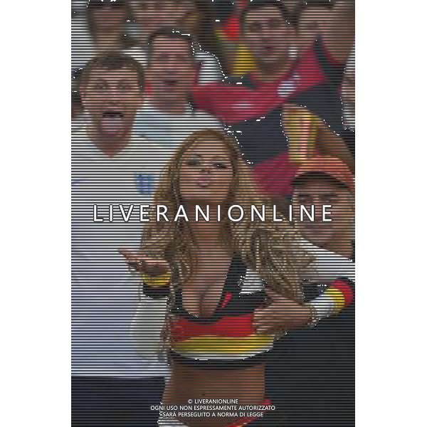 Supportrice Allemagne - 13.07.2014 - Allemagne / Argentine - Finale de la Coupe du Monde 2014 Photo : Dave Winter / Icon Sport *** Local Caption *** /Agenzia Aldo Liverani sas - ITALY ONLY - Germania - Argentina Finale FIFA World Cup Brasile 2014 Rio de Janeiro - 13.07.2014â€¨ *** Local Caption *** /Agenzia Aldo Liverani sas - ITALY ONLY - Germania - Argentina Finale FIFA World Cup Brasile 2014 Rio de Janeiro - 13.07.2014â€¨