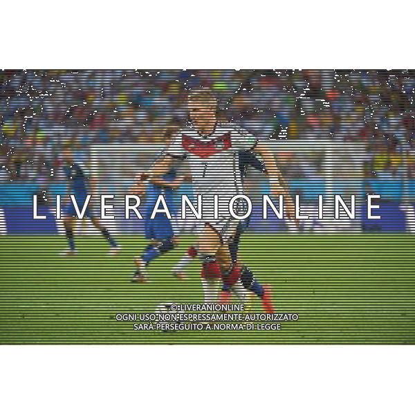 Bastian SCHWEINSTEIGER - 13.07.2014 - Argentine / Allemagne - Finale Coupe du Monde 2014 -Rio de Janeiro- Photo : Dave Winter / Icon Sport /Agenzia Aldo Liverani sas - ITALY ONLY - Germania - Argentina Finale FIFA World Cup Brasile 2014 Rio de Janeiro - 13.07.2014