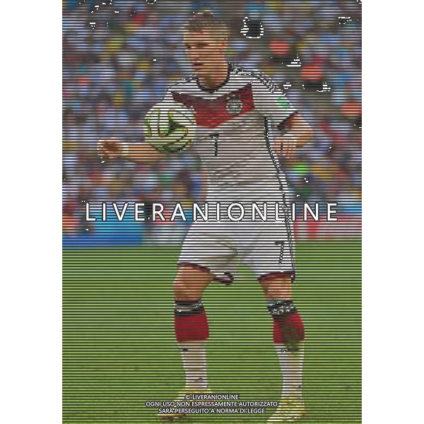 Bastian SCHWEINSTEIGER - 13.07.2014 - Argentine / Allemagne - Finale Coupe du Monde 2014 -Rio de Janeiro- Photo : Dave Winter / Icon Sport /Agenzia Aldo Liverani sas - ITALY ONLY - Germania - Argentina Finale FIFA World Cup Brasile 2014 Rio de Janeiro - 13.07.2014