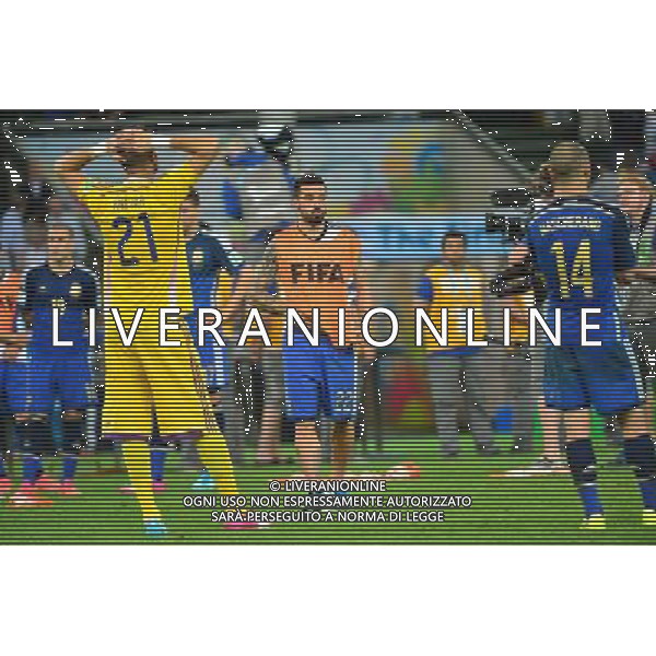 Deception Ezequiel LAVEZZI - 13.07.2014 - Argentine / Allemagne - Finale Coupe du Monde 2014 -Rio de Janeiro- Photo : Dave Winter / Icon Sport /Agenzia Aldo Liverani sas - ITALY ONLY - Germania - Argentina Finale FIFA World Cup Brasile 2014 Rio de Janeiro - 13.07.2014