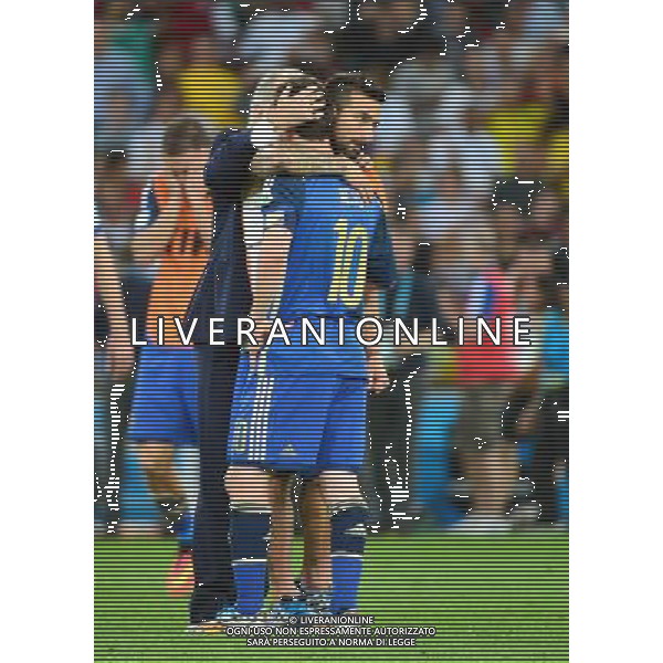 Deception Lionel MESSI / Ezequiel LAVEZZI / Alejandro SABELLA - 13.07.2014 - Argentine / Allemagne - Finale Coupe du Monde 2014 -Rio de Janeiro- Photo : Dave Winter / Icon Sport /Agenzia Aldo Liverani sas - ITALY ONLY - Germania - Argentina Finale FIFA World Cup Brasile 2014 Rio de Janeiro - 13.07.2014