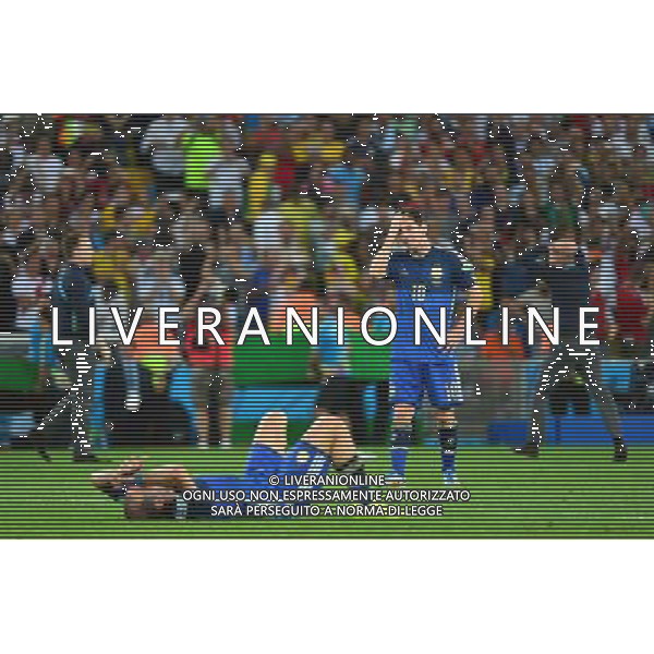 Deception Lionel MESSI / Pablo ZABALETA - 13.07.2014 - Argentine / Allemagne - Finale Coupe du Monde 2014 -Rio de Janeiro- Photo : Dave Winter / Icon Sport /Agenzia Aldo Liverani sas - ITALY ONLY - Germania - Argentina Finale FIFA World Cup Brasile 2014 Rio de Janeiro - 13.07.2014