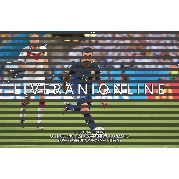 Ezequiel LAVEZZI - 13.07.2014 - Argentine / Allemagne - Finale Coupe du Monde 2014 -Rio de Janeiro- Photo : Dave Winter / Icon Sport /Agenzia Aldo Liverani sas - ITALY ONLY - Germania - Argentina Finale FIFA World Cup Brasile 2014 Rio de Janeiro - 13.07.2014