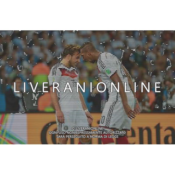 Joie Mario GOTZE / Jerome Boateng - 13.07.2014 - Argentine / Allemagne - Finale Coupe du Monde 2014 -Rio de Janeiro- Photo : Dave Winter / Icon Sport /Agenzia Aldo Liverani sas - ITALY ONLY - Germania - Argentina Finale FIFA World Cup Brasile 2014 Rio de Janeiro - 13.07.2014