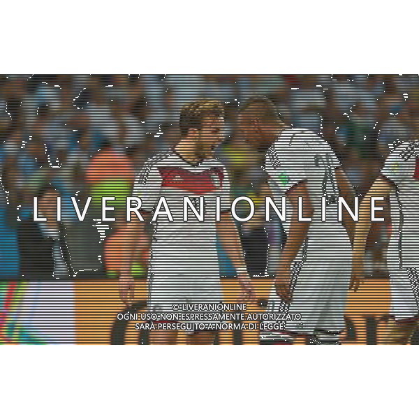 Joie Mario GOTZE / Jerome Boateng - 13.07.2014 - Argentine / Allemagne - Finale Coupe du Monde 2014 -Rio de Janeiro- Photo : Dave Winter / Icon Sport /Agenzia Aldo Liverani sas - ITALY ONLY - Germania - Argentina Finale FIFA World Cup Brasile 2014 Rio de Janeiro - 13.07.2014
