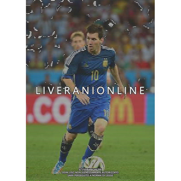 Lionel MESSI - 13.07.2014 - Argentine / Allemagne - Finale Coupe du Monde 2014 -Rio de Janeiro- Photo : Dave Winter / Icon Sport /Agenzia Aldo Liverani sas - ITALY ONLY - Germania - Argentina Finale FIFA World Cup Brasile 2014 Rio de Janeiro - 13.07.2014